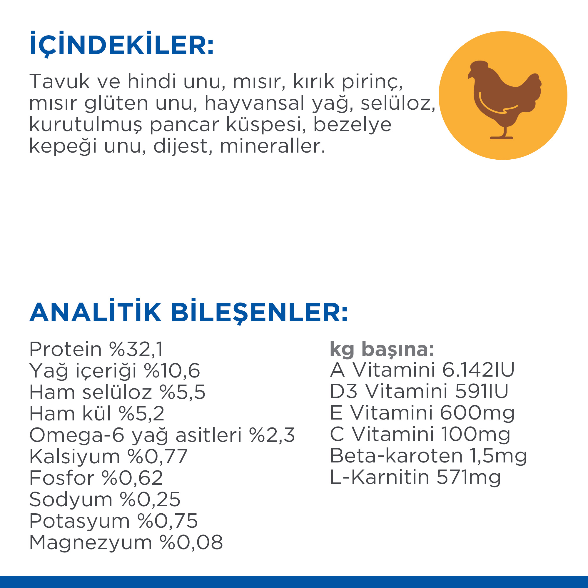 Hills Light Tavuklu Diyet Yetişkin Kedi Maması 3 Kg - Lisinya