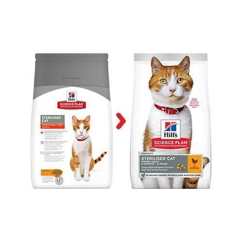 Hills Young Sterilised Tavuklu Kısırlaştırılmış Yetişkin Kedi Maması 10 Kg - Lisinya