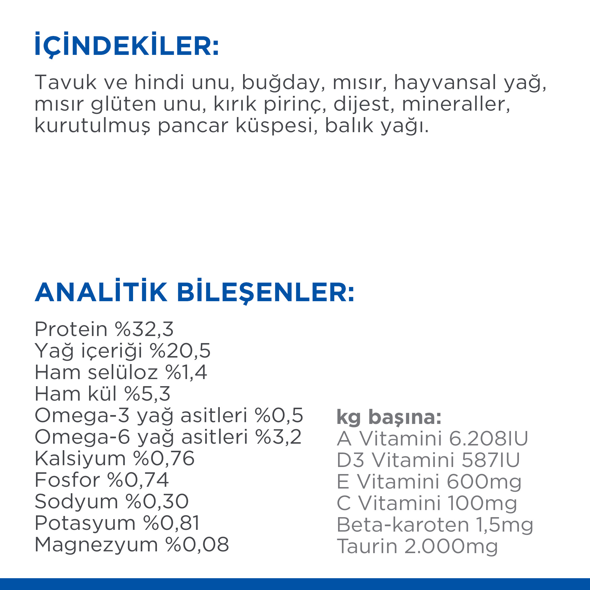 Hills Tavuklu Yetişkin Kedi Maması 1,5kg - Lisinya