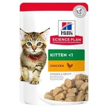 Hills Pouch Tavuklu Yavru Kedi Konservesi 85gr - Lisinya