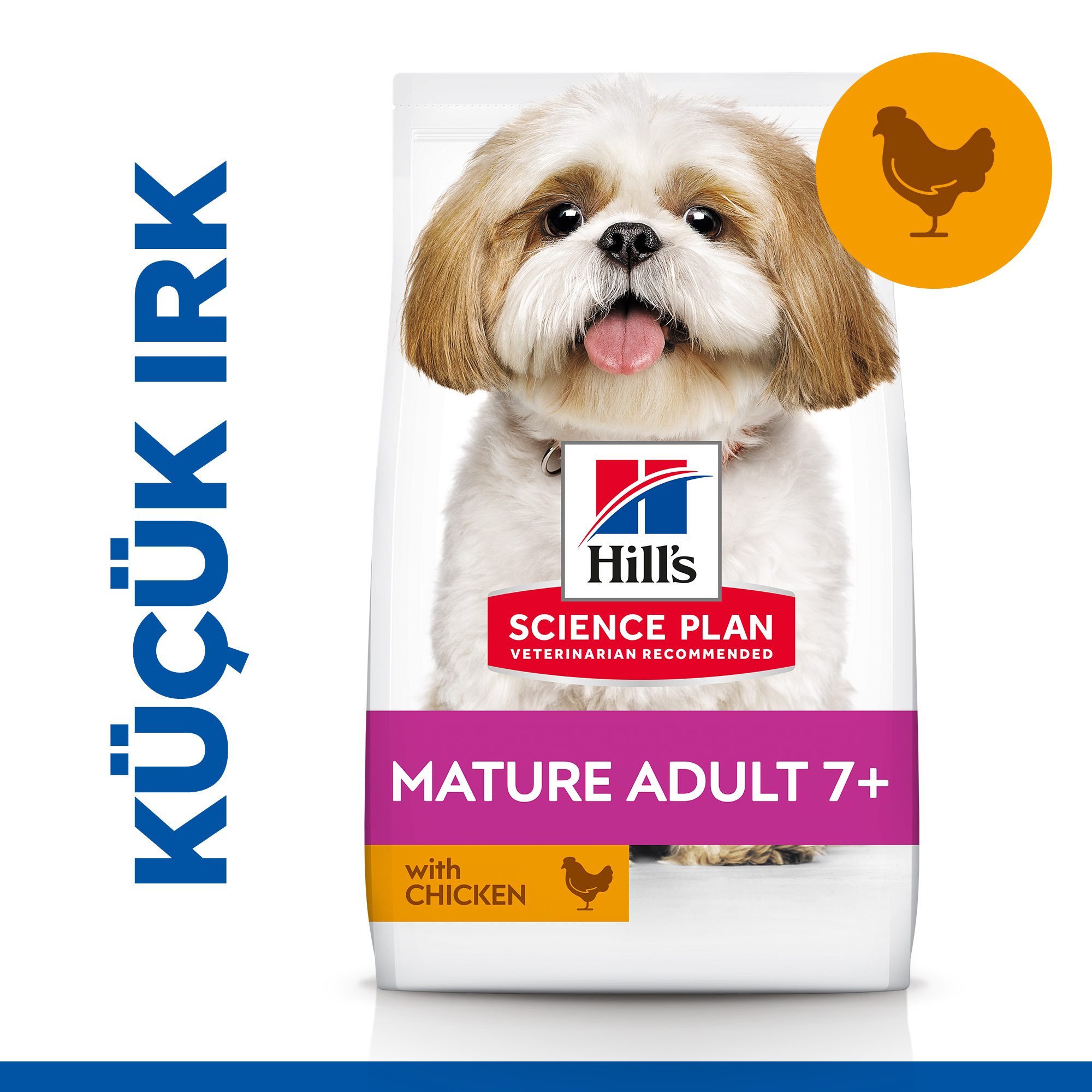 Hills Mature 7+ Tavuklu Mini Irk Yaşlı Köpek Maması 1.5 Kg - Lisinya