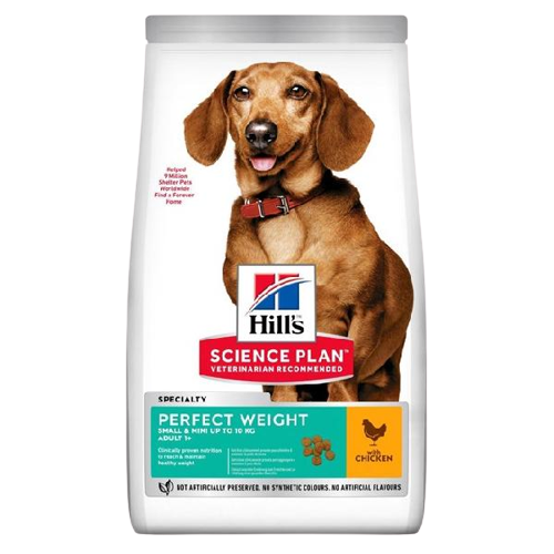 Hills Perfect Weight Tavuk Etli Small & Mini Küçük Irk Yetişkin Köpek Maması 1.5 Kg - Lisinya