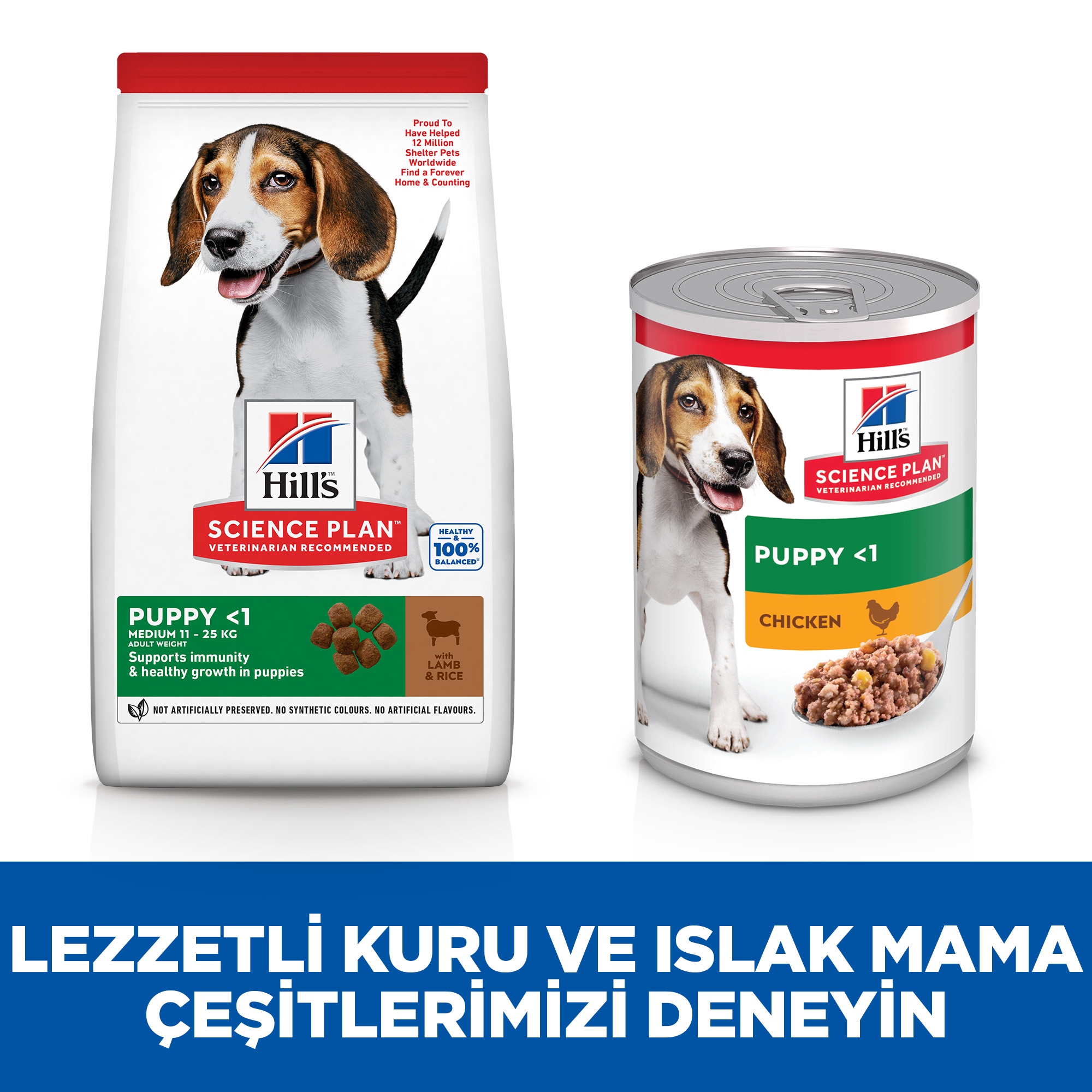 Hills Puppy Kuzu Etli Yavru Köpek Maması 2,5 Kg - Lisinya