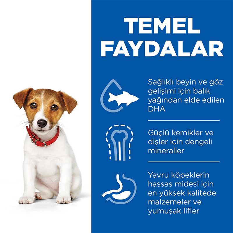 Hills Small Mini Küçük Irk Tavuklu Yavru Köpek Köpek Maması 1,5 kg - Lisinya