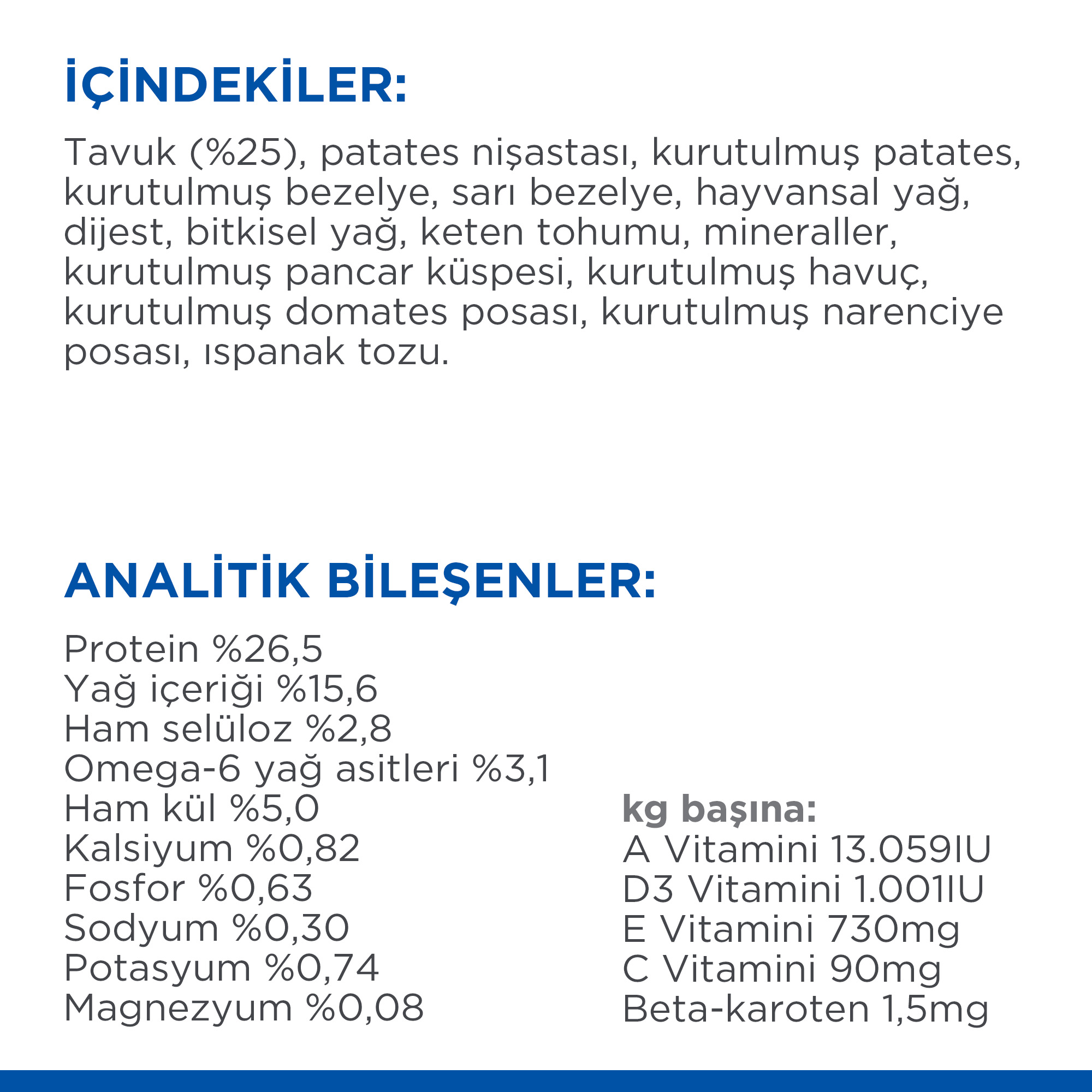 Hills Tavuklu Orta Irk Tahılsız Yetişkin Köpek Maması 12 Kg - Lisinya