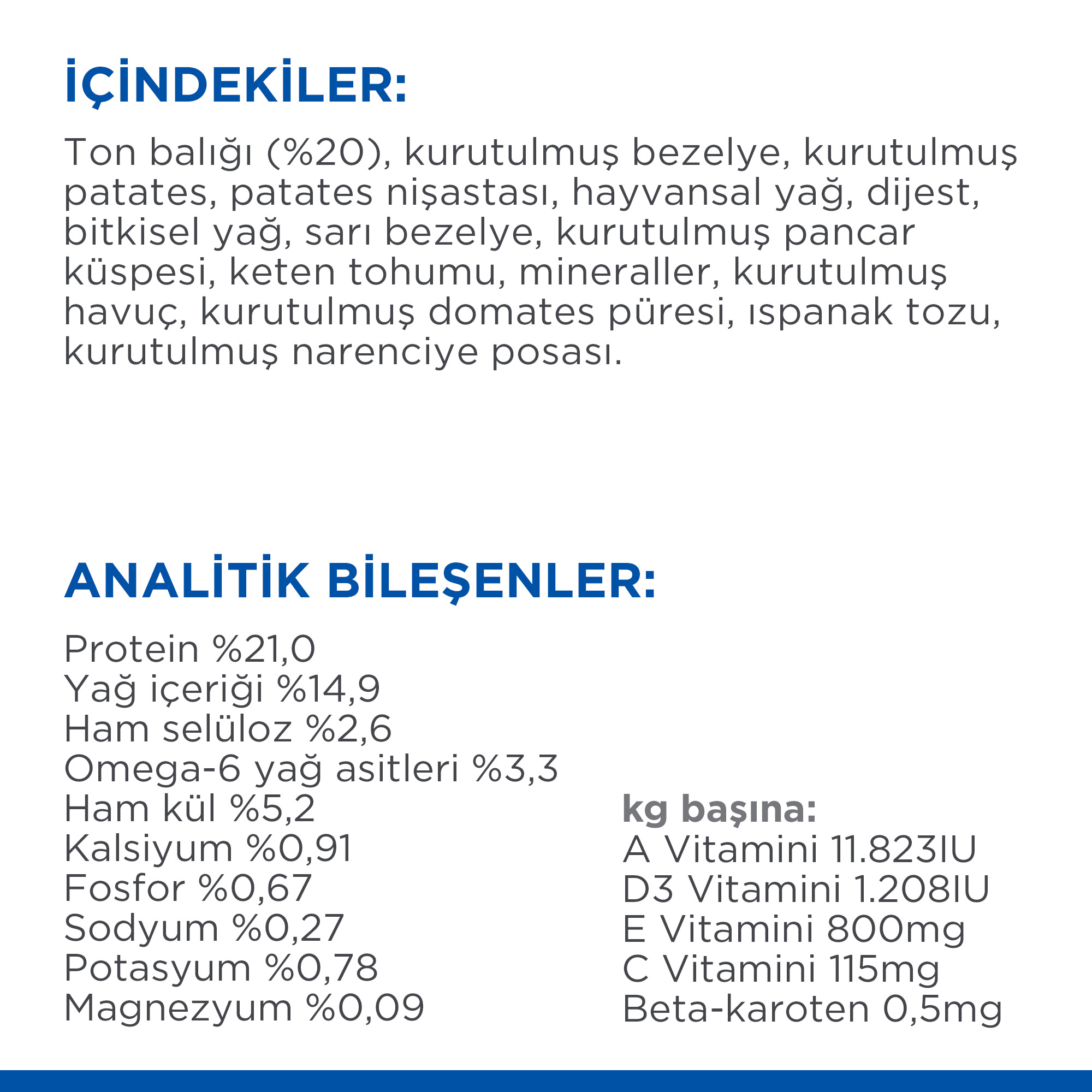 Hill's SCIENCE PLAN No Grain Ton Balıklı Orta Irk ahılsız Yetişkin Köpek Maması 2,5kg - Lisinya