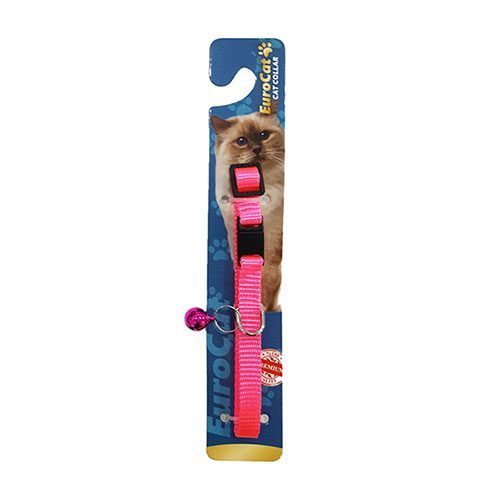 Eurocat Kedi Boyun Tasması Renkli 10mm 28 Cm Pembe - Lisinya