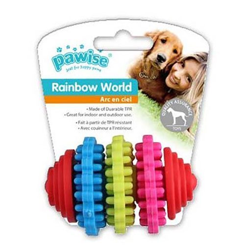 Pawise Rainbow World Dişli Termoplastik Köpek Oyuncağı 11 Cm - Lisinya