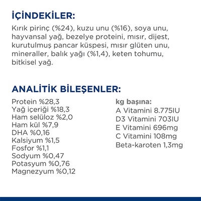 Hills Mini Irk Kuzulu ve Pirinçli Yavru Köpek Maması 1,5 Kg - Lisinya