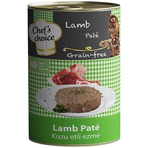 Chefs Choice Kuzu Etli Ezme Kedi Konserve Maması 400 Gr - Lisinya