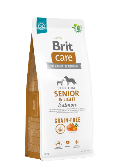 Brit Care Senior & Light Somonlu ve Patatesli Tahılsız Yaşlı Köpek Maması 12 Kg - Lisinya