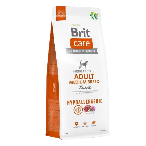 Brit Care Hypo-Allergenic Kuzulu ve Pirinçli Orta Irk Yetişkin Köpek Maması 12 Kg - Lisinya