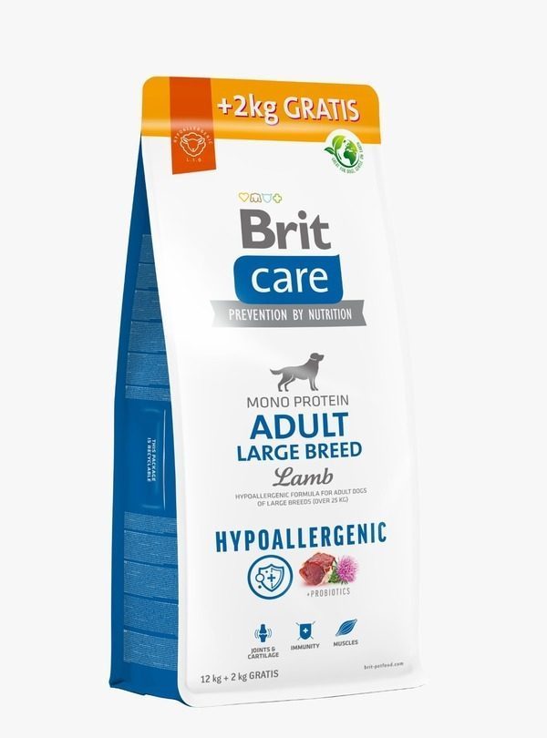 Brit Care Hypo-Allergenic Mono Protein Kuzulu BüyüIrk Yetişkin Köpek Maması 12kg + 2kg HEDİYE! - Lisinya