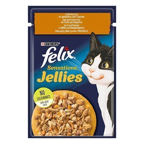 Felix Sensation Tavuk & Havuçlu Kedi Yaş Maması 85 Gr - Lisinya