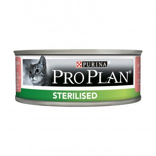 Pro Plan Somonlu ve Ton Balıklı Kısırlaştırılmış Kedi Konservesi 85 Gr - Lisinya