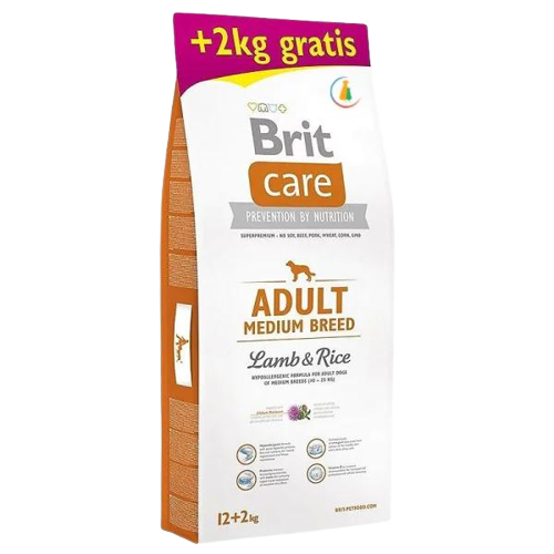 Brit Care Orta Irk Kuzu Etli Köpek Maması 12 Kg +2 Kg - Lisinya