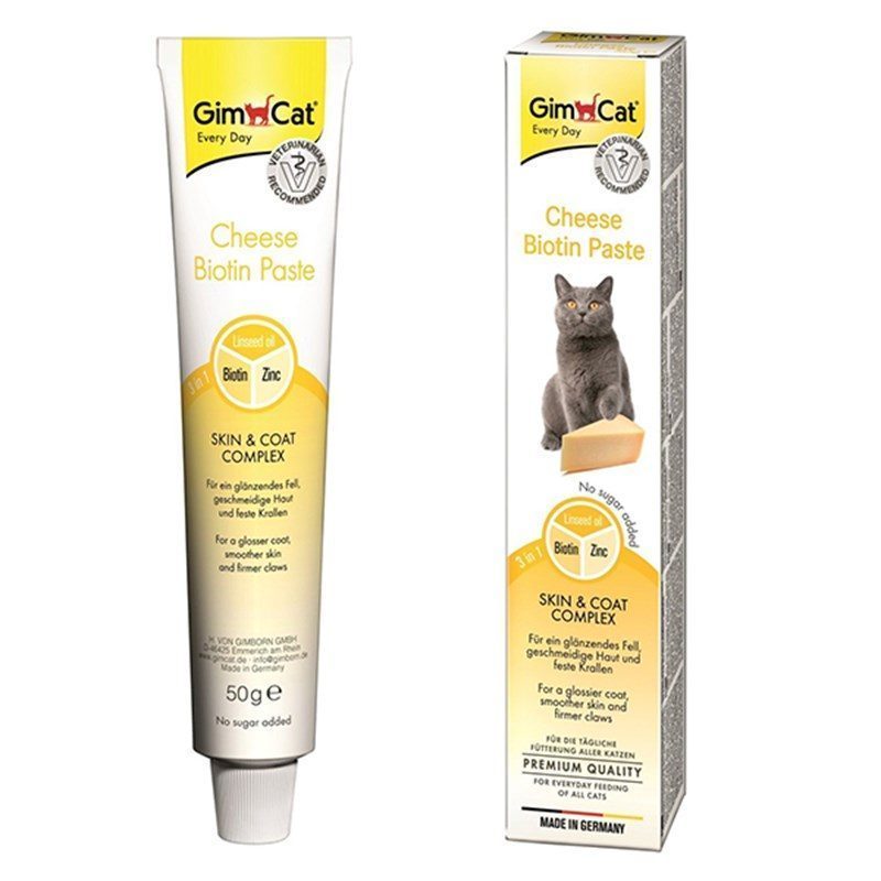 GimCat Biyotinli Ve Peynirli Güzellik Macunu 50gr - Lisinya