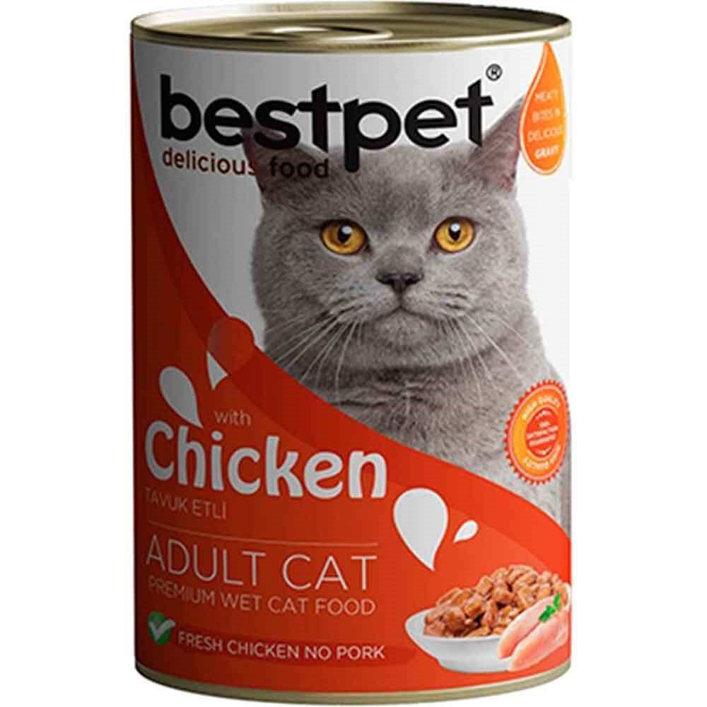 Bestpet Tavuklu Jöleli Yetişkin Kedi Konservesi 400 Gr - Lisinya