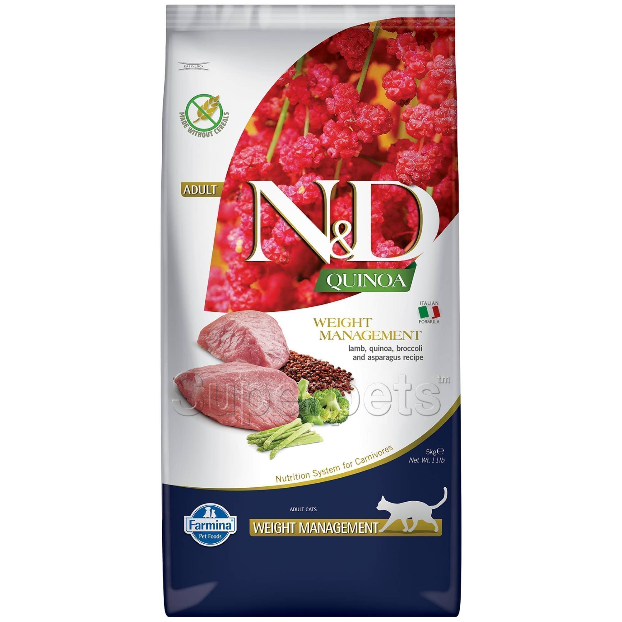 ND Quinoa Weight Management Kuzu Yetişkin Kedi Maması 5 kg - Lisinya