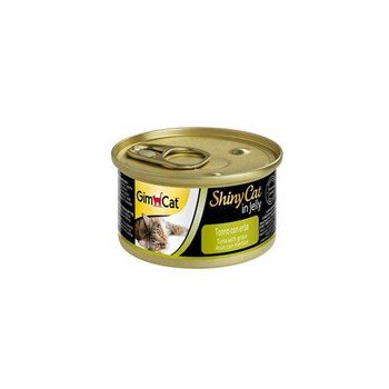 Gimcat Shinycat Tuna Balıklı Çimenli Yetişkin Kedi Konservesi 70 Gr - Lisinya