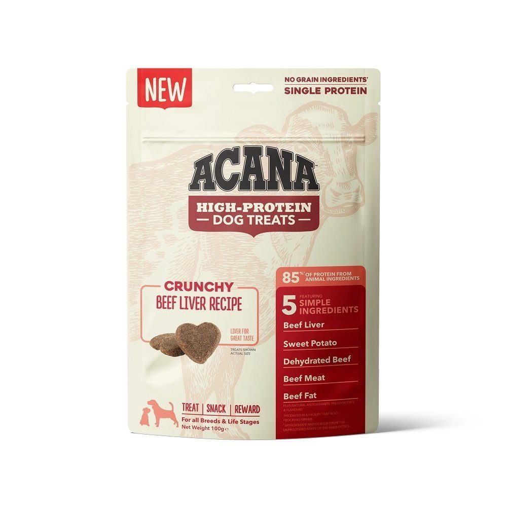 Acana Crunchy Yüksek Proteinli Sığır Etli Köpek Ödülü 100 Gr - Lisinya