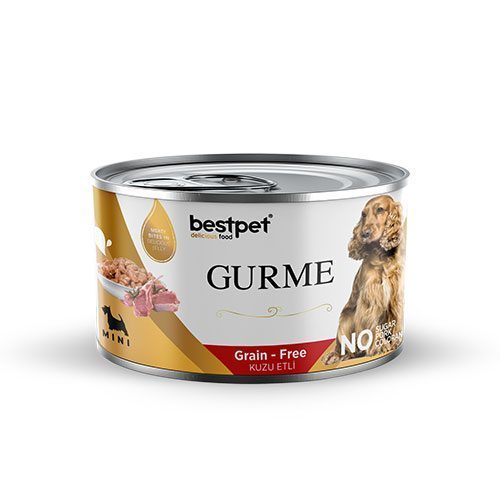 Bestpet Gurme Adult Mini Irk Kuzulu Parça Etli Jelly Yetişkin Köpek Konservesi 200 Gr - Lisinya