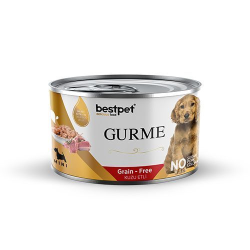 Bestpet Gurme Junior Puppy Mini Irk Kuzulu Parça Etli Jelly Yavru Köpek Konservesi 200 Gr - Lisinya