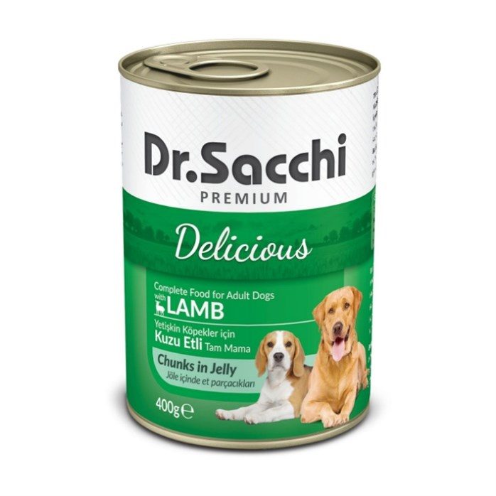 Dr.Sacchi Kuzu Etli Yetişkin Köpek Konservesi 400 Gr - Lisinya