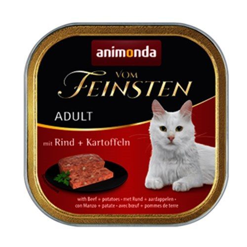 Animonda Vom Feinsten Sığır Etli Tavuklu Ve BitkiÖzlü Yetişkin Kedi Konservesi 100 Gr