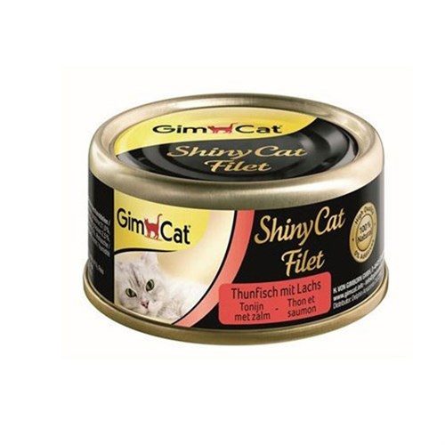 Gimcat Shinycat Tuna Balıklı Ve Somonlu Yetişkin Kedi Konservesi 70 Gr - Lisinya