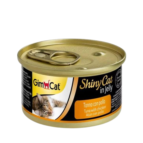 GimCat Shinycat Ton Balıklı ve Tavuklu Yetişkin Kedi Konservesi 70 Gr - Lisinya