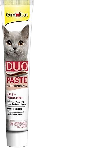 GimCat Duo Anti-Hairball Tüy Sağlığı için Tavuklu Kedi Macunu 50 Gr - Lisinya