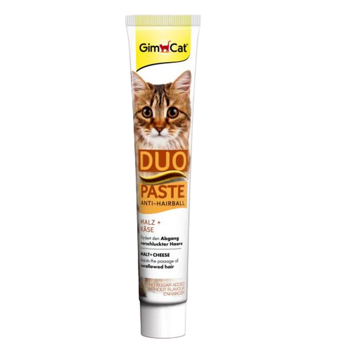 GimCat Duo Anti-Hairball Tüy Sağlığı için Peynirli Kedi Macunu 50 Gr - Lisinya