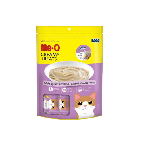 Meo Creamy Deniz Tarağı & Ton Balığı Kedi Ödülü 20x15 Gr - Lisinya