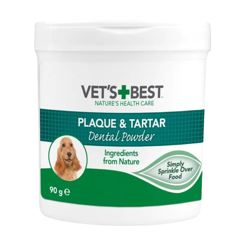 VET'S BEST Köpekler için Deniz ve Spirulina Yosunu Özlü Plak ve Tartar Önleyici Ağız Bakım Tozu 90gr - Lisinya