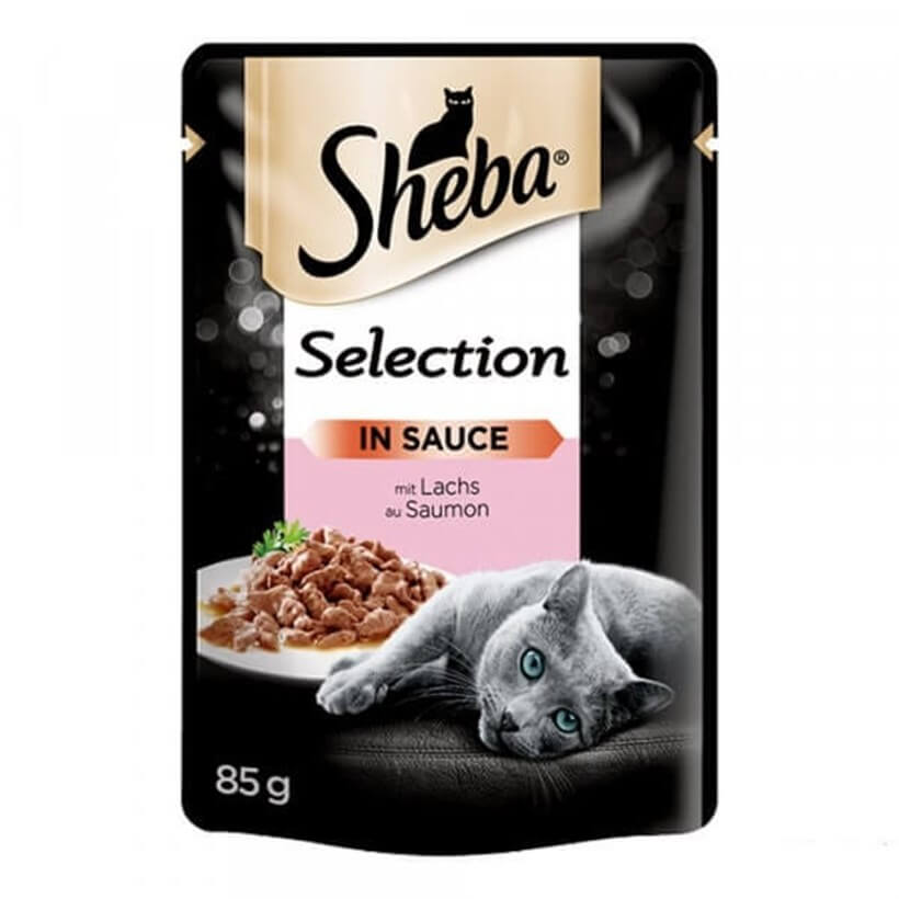 Sheba Pouch Somon Balıklı Yetişkin Kedi Konserve 85 Gr - Lisinya