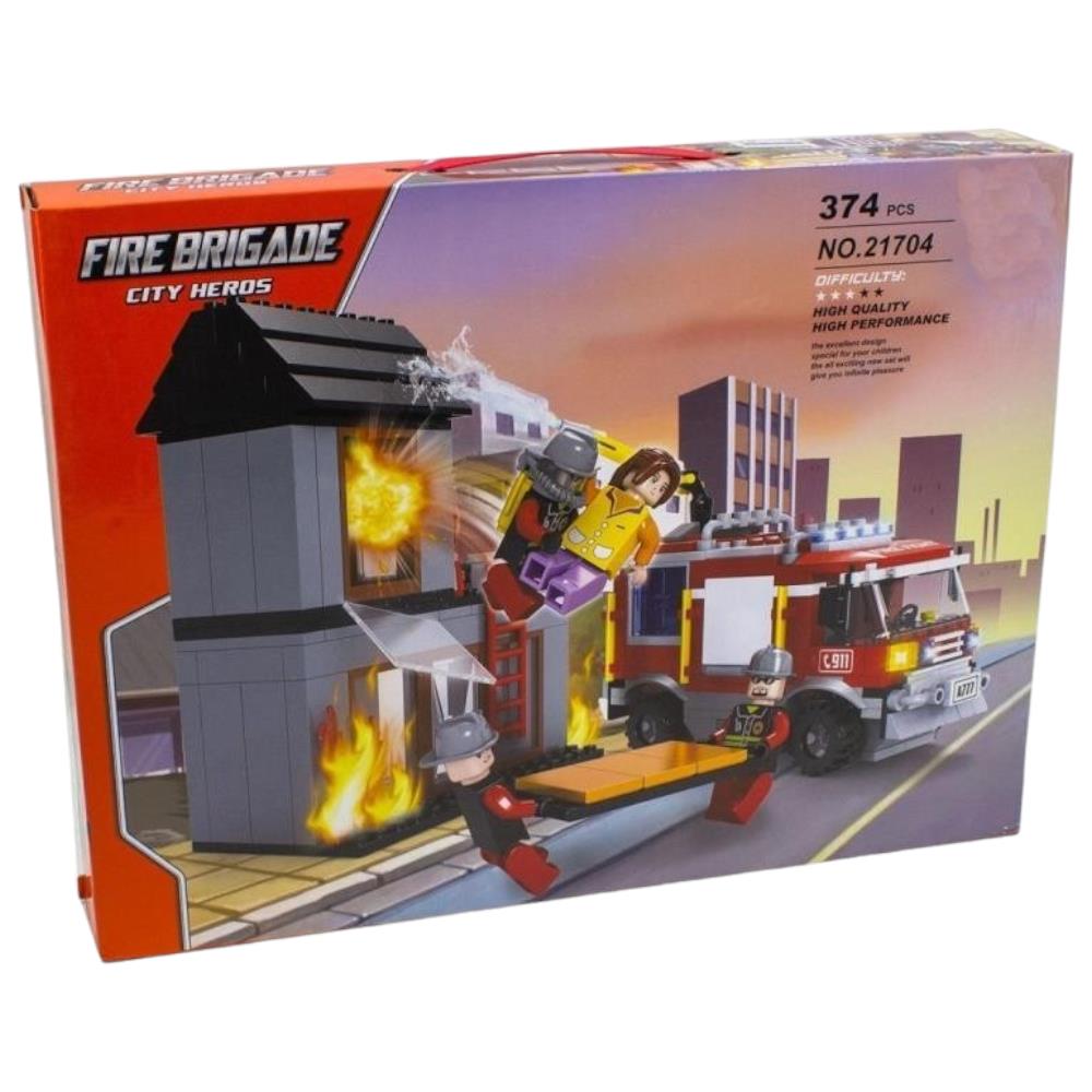 374 Parça İtfaiye Süper Lego İtfaiye  - 21704 (Lisinya)