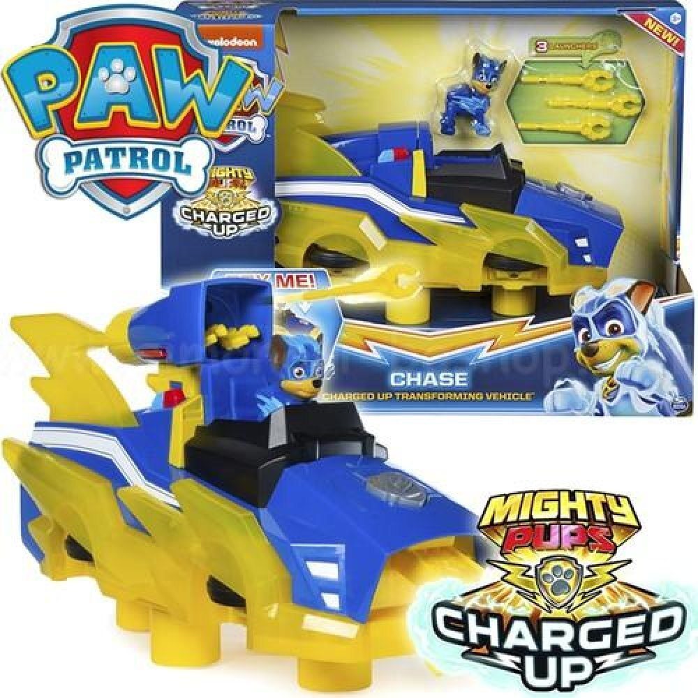 Paw Patrol Chase'in Dönüşebilen Aracı - 6055932 (Lisinya)