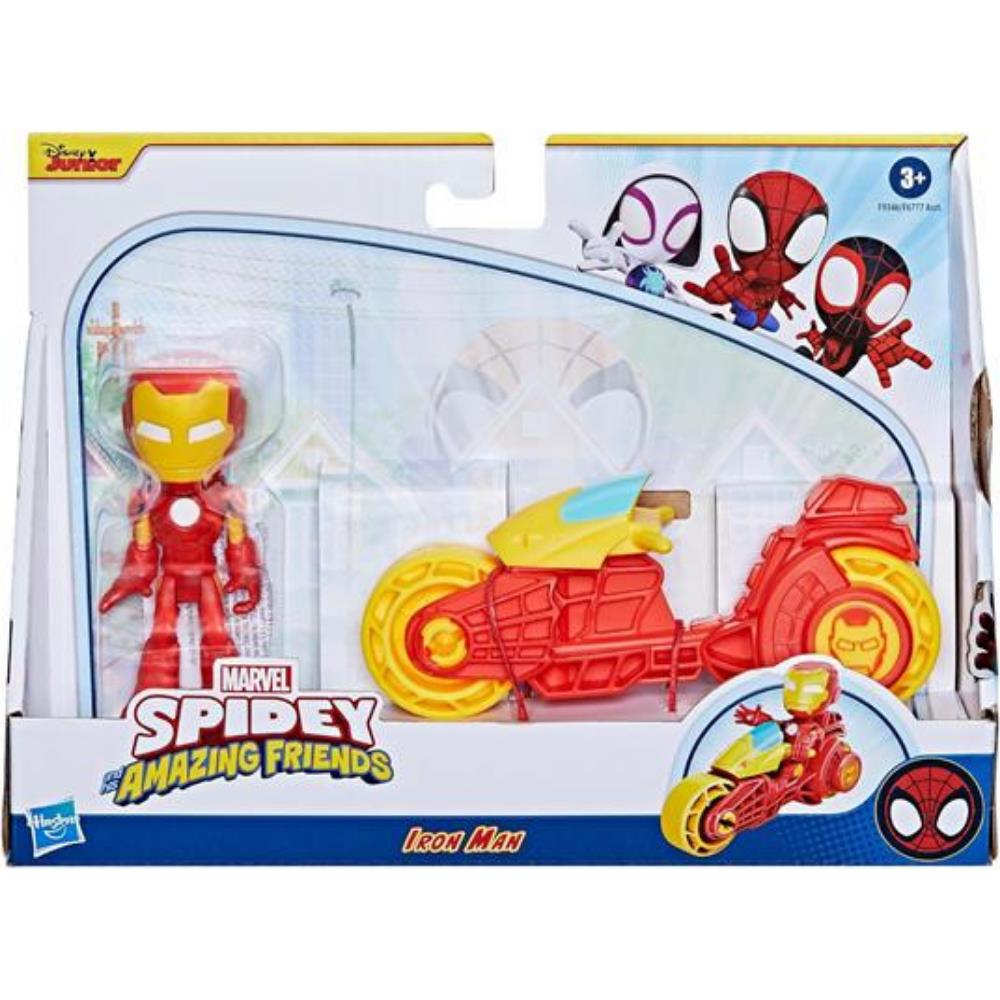 F6777-F9346 - SPIDEY AMAZING MOTOR - IRON MAN (Lisinya)