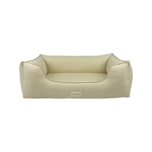 Pet Comfort Alpha Zeugma Açık Sarı Köpek Yatağı L 85x105cm - Lisinya