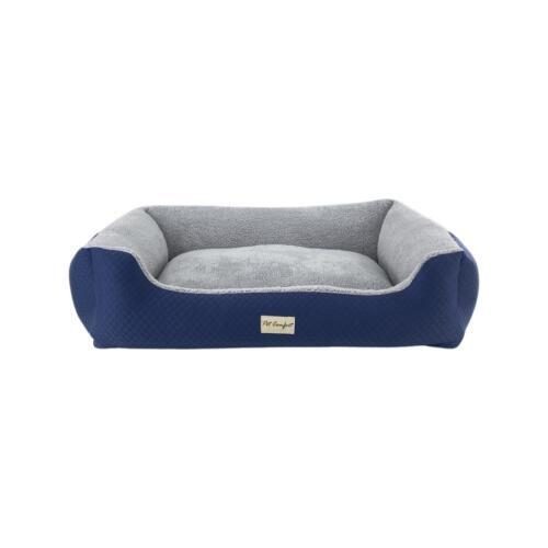 Pet Comfort Bravo Duo Mirinda Mavi Gri Peluş XL 105x80cm - Lisinya