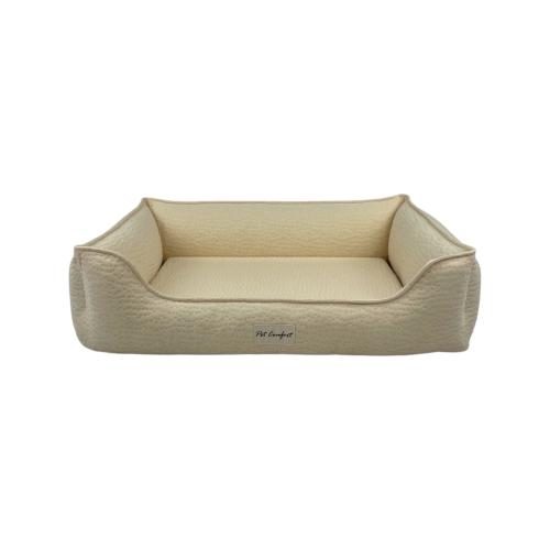 Pet Comfort Bravo Siena Ekru Köpek Yatağı L 70x90cm - Lisinya