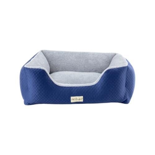 Pet Comfort Echo Mirinda Mavi Gri Peluş M 80x65cm - Lisinya