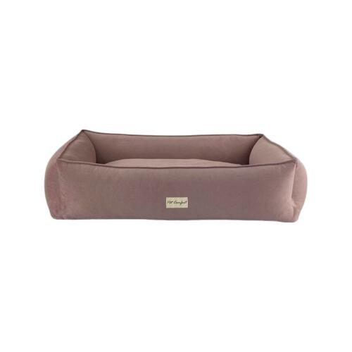 Pet Comfort Golf Neva Toz Pembe Köpek Yatağı XL 80x105cm - Lisinya