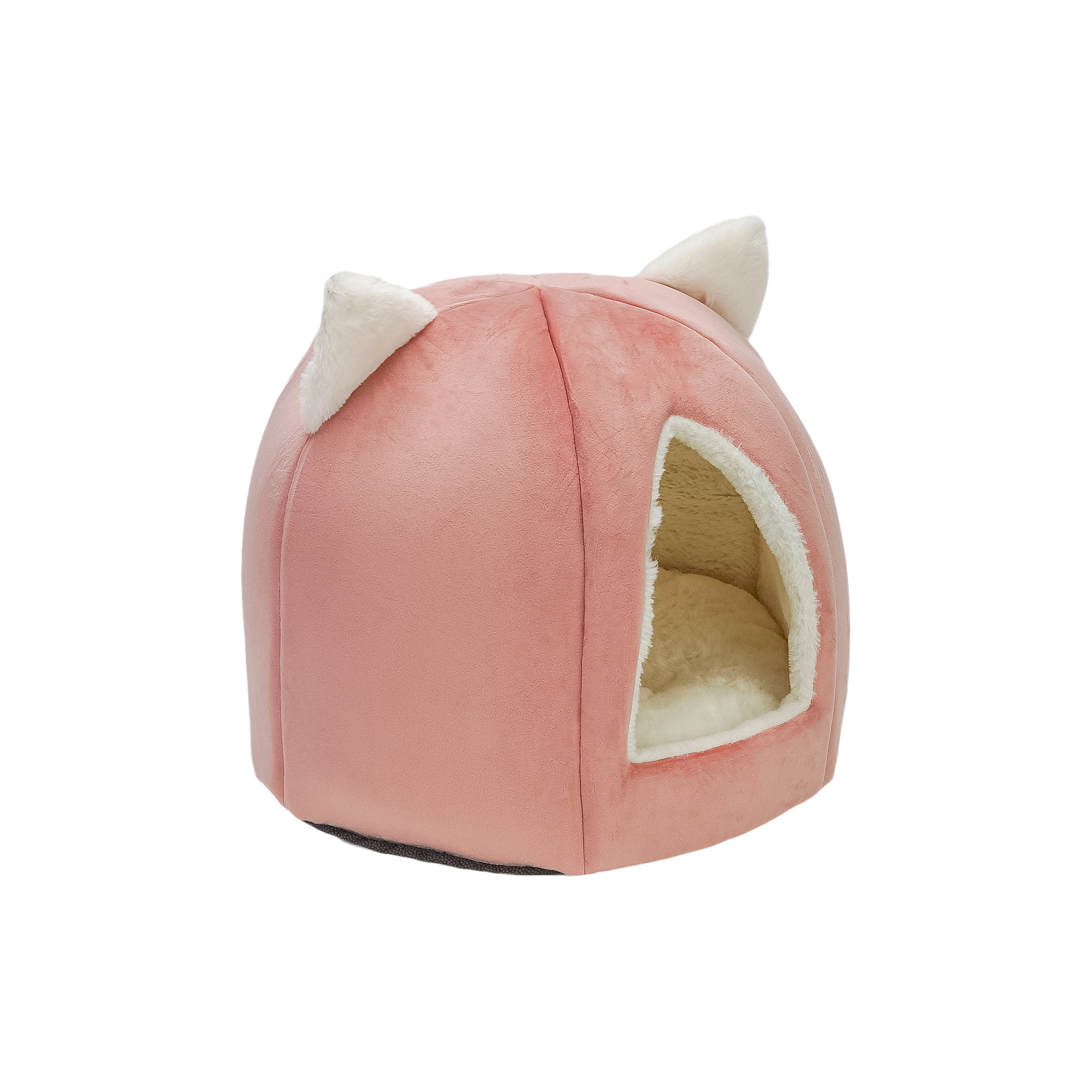 Pet Comfort Pumpkin Kedi Yatağı  Pembe 37x37x33cm - Lisinya