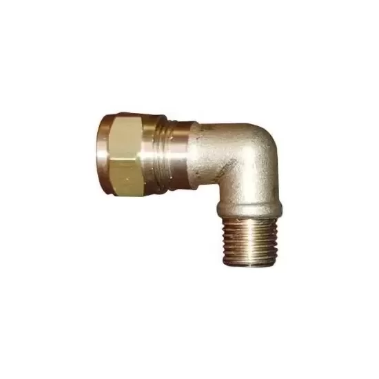 SARI PİRİNÇ YÜKSÜKLÜ DİRSEK 1/8 - 4 MM (Lisinya)